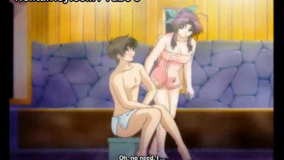 ショタがお風呂場で爆乳美人妻に体を洗ってもらってたらフル勃起。パイズリで大量射精